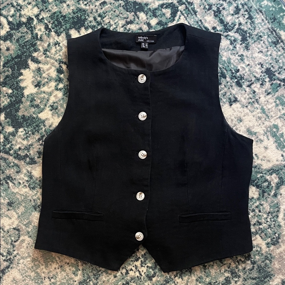 Nobody’s Child Linen Blend Vest